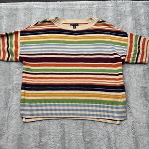 Womens Large TOMMY HILFIGER Sweater Cable Knit Size Sz Large